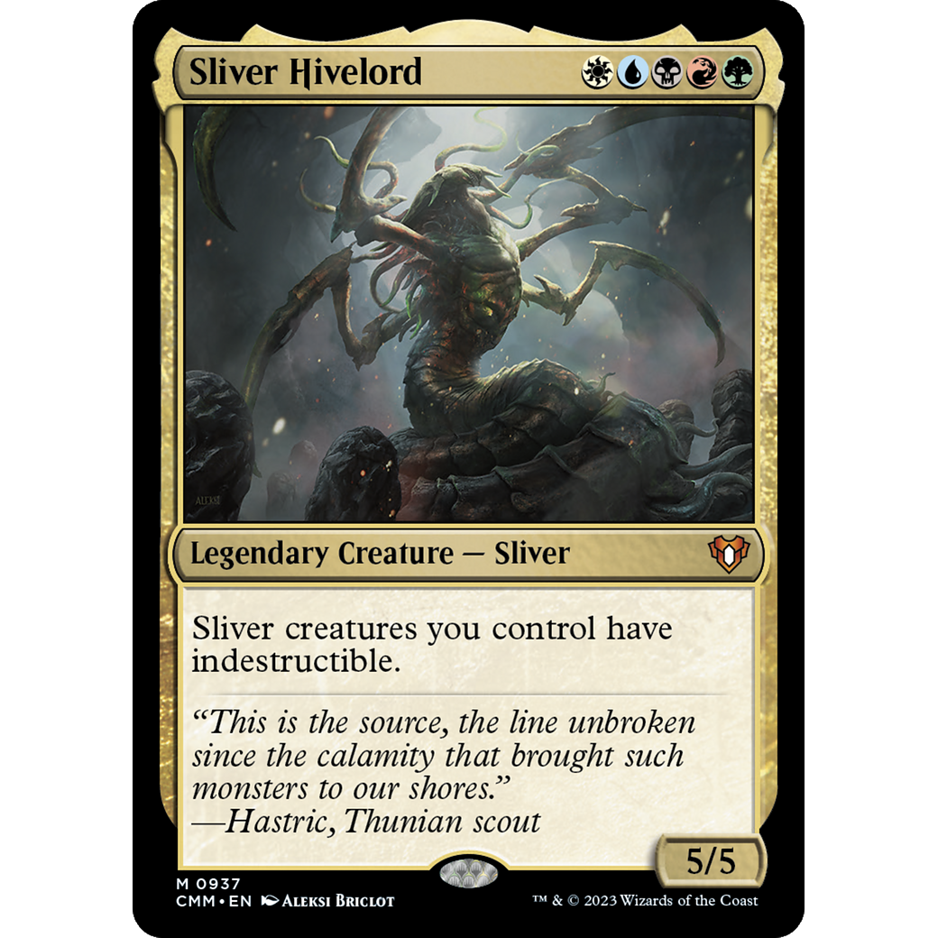 Sliver Hivelord (CMM-937) - Commander Masters