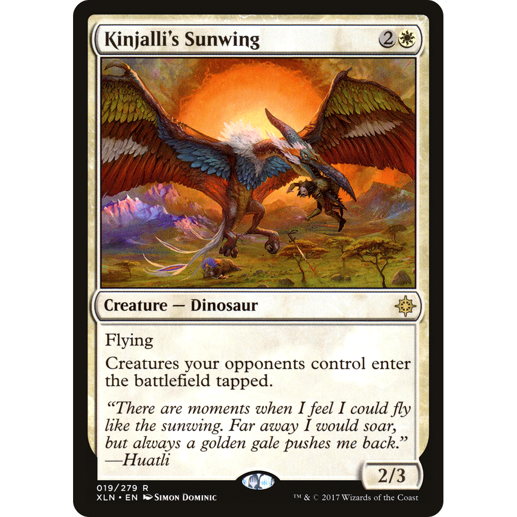 Kinjalli's Sunwing (XLN-019) - Ixalan Foil