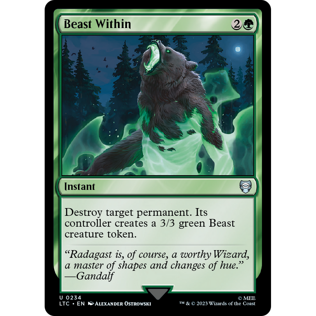 Beast Within (LTC-234) - Tales of Middle-earth Commander