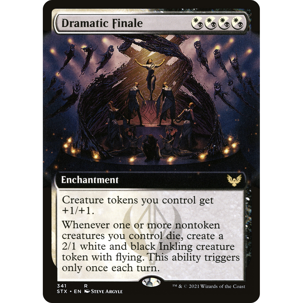 Dramatic Finale (Extended Art) (STX-341) - Strixhaven: School of Mages: (Extended Art) Foil