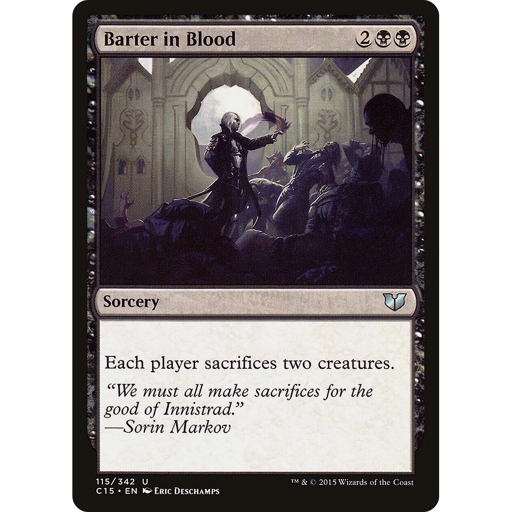 Barter in Blood (C15-115) - Commander 2015