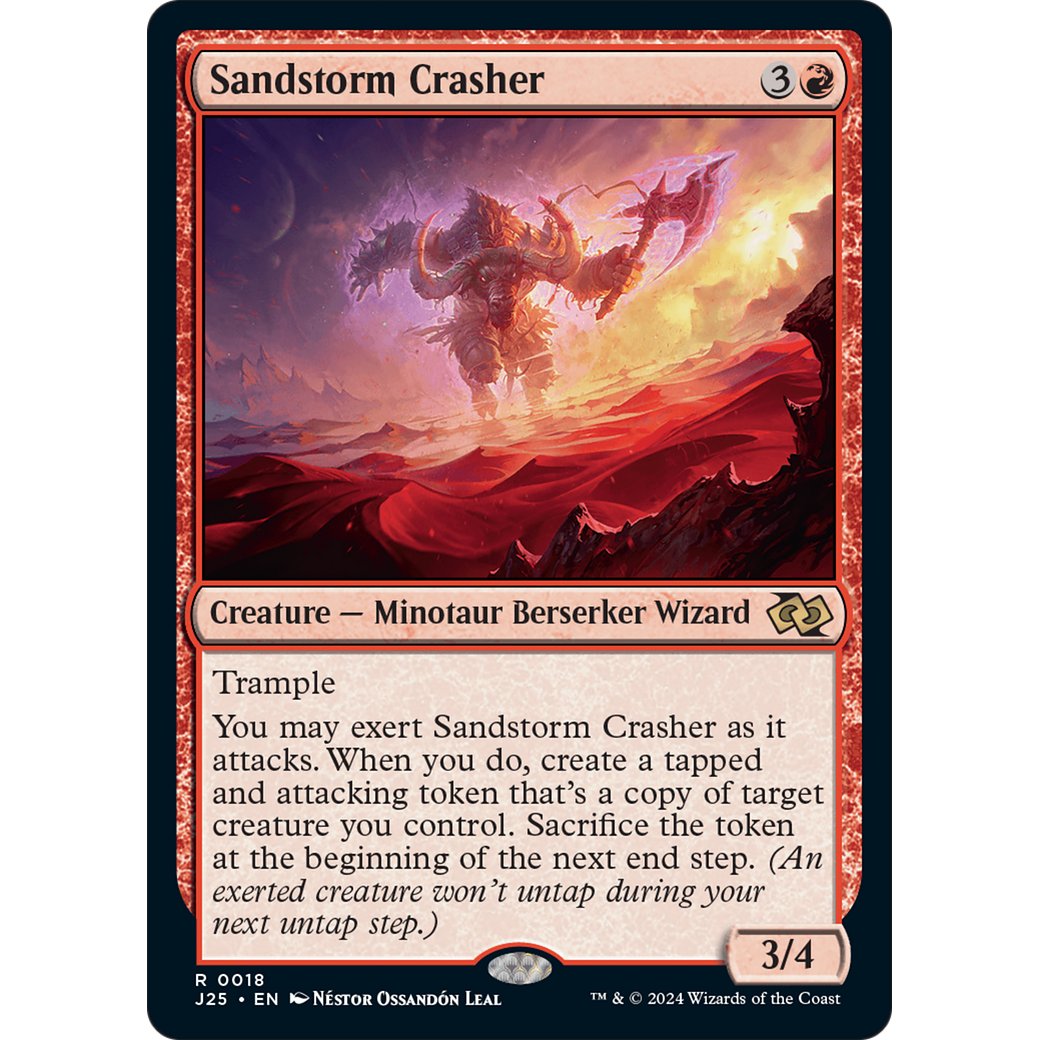 Sandstorm Crasher (J25-018) - Foundations Jumpstart