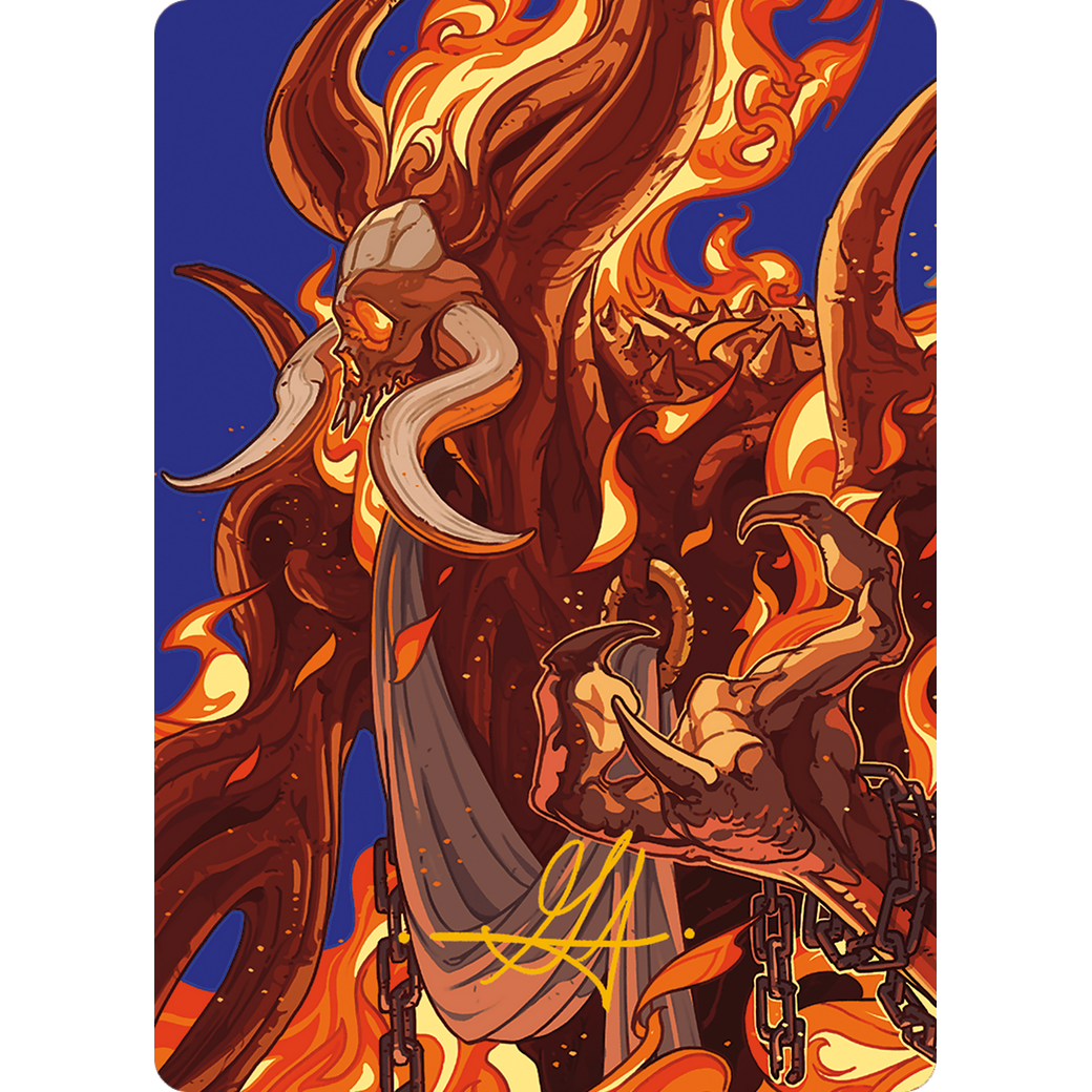 Phlage, Titan of Fire's Fury // Phlage, Titan of Fire's Fury (AMH3-050) - Modern Horizons 3 Art Series (Borderless)