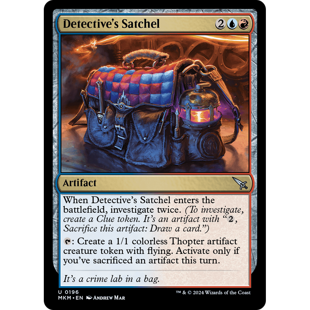 Detective's Satchel (MKM-196) - Murders at Karlov Manor