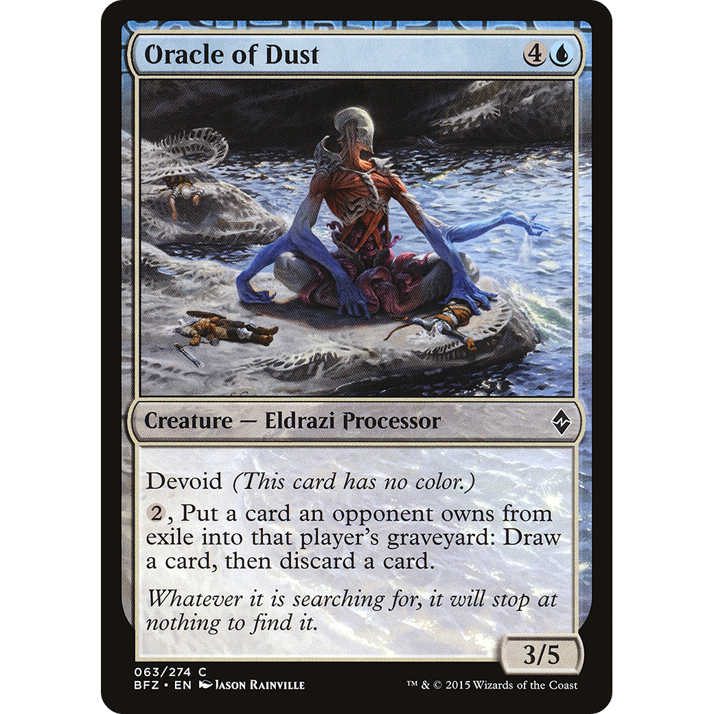 Oracle of Dust (BFZ-063) - Battle for Zendikar: (devoid) Foil