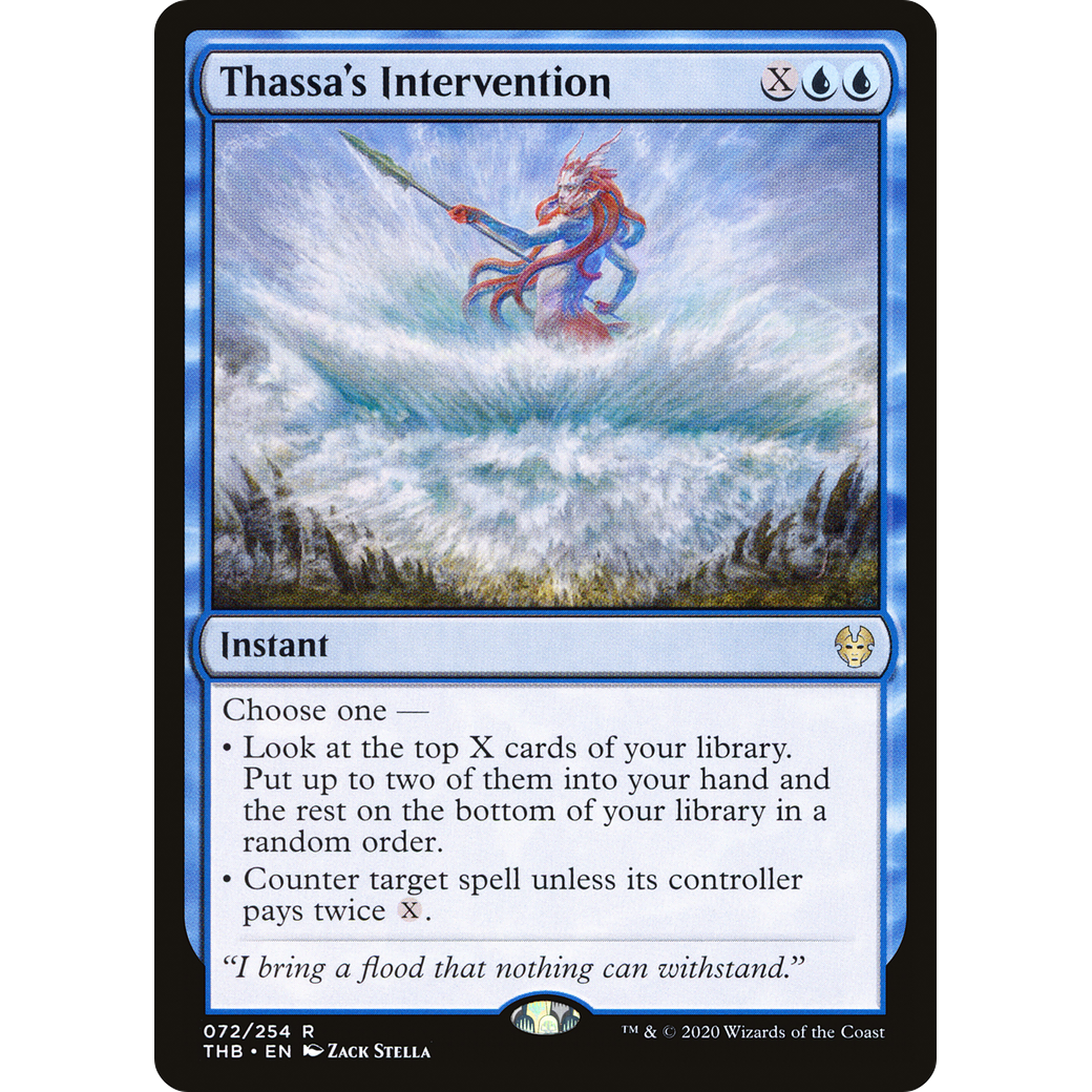 Thassa's Intervention (THB-072) - Theros Beyond Death Foil