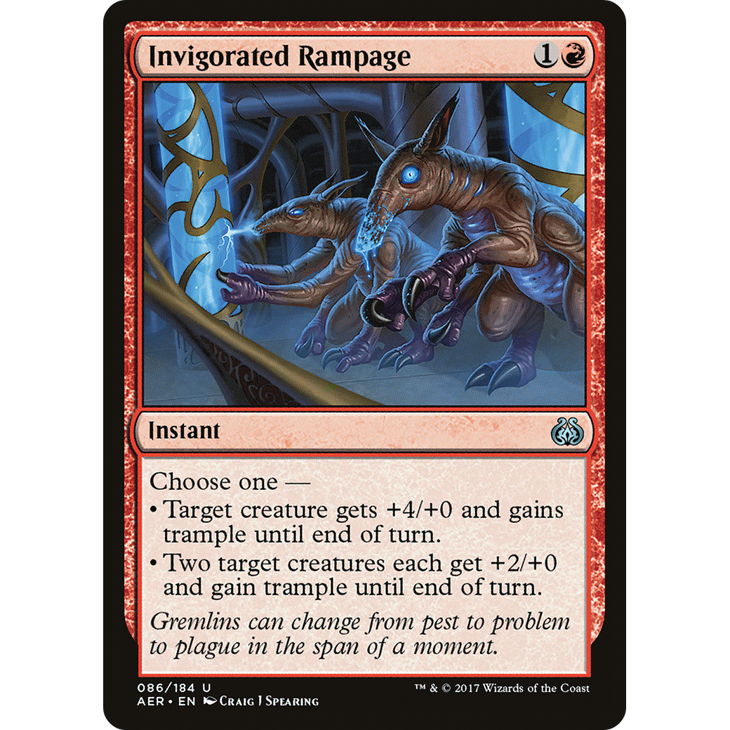 Invigorated Rampage (AER-086) - Aether Revolt