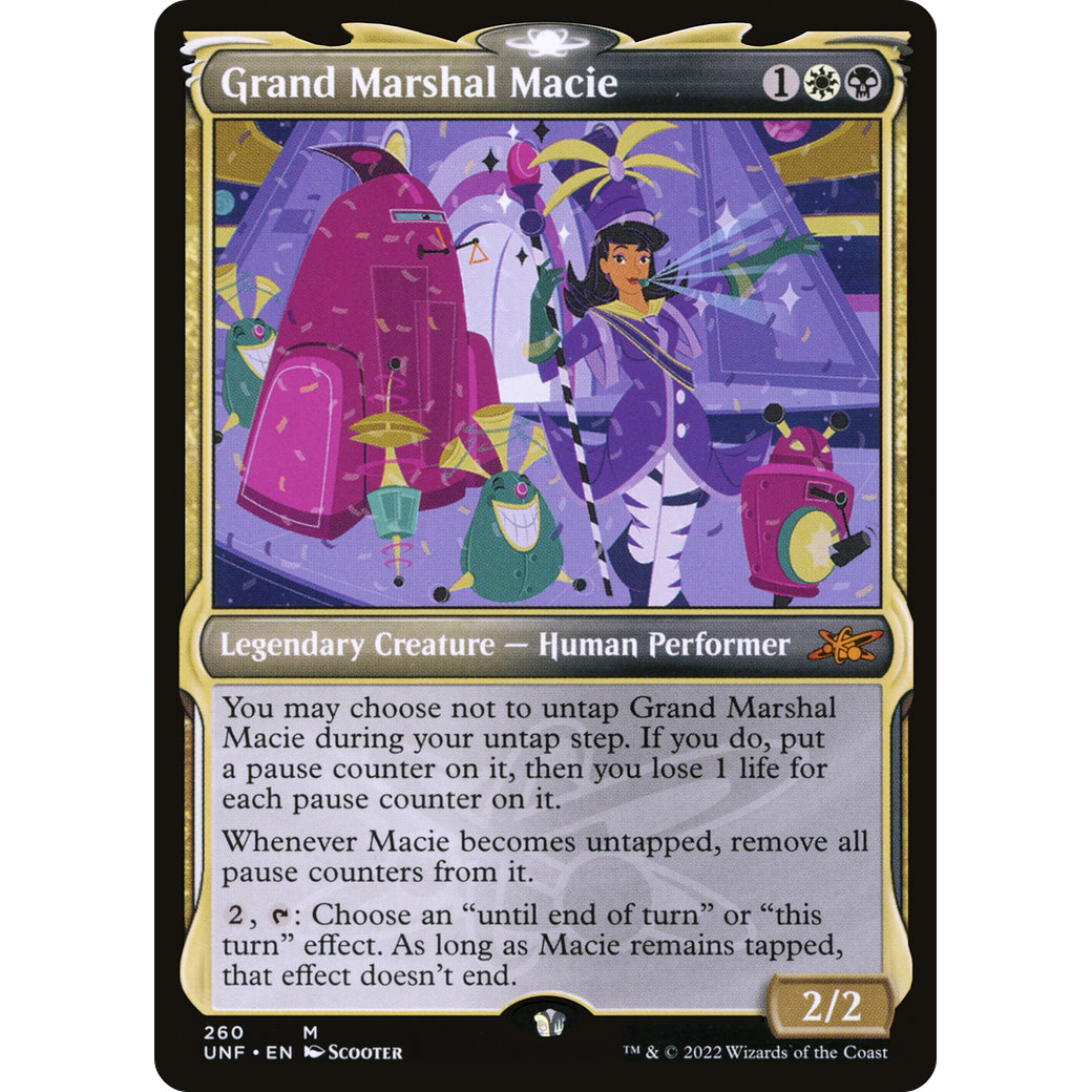 Grand Marshal Macie (Showcase) (UNF-260) - Unfinity: (Showcase) Foil