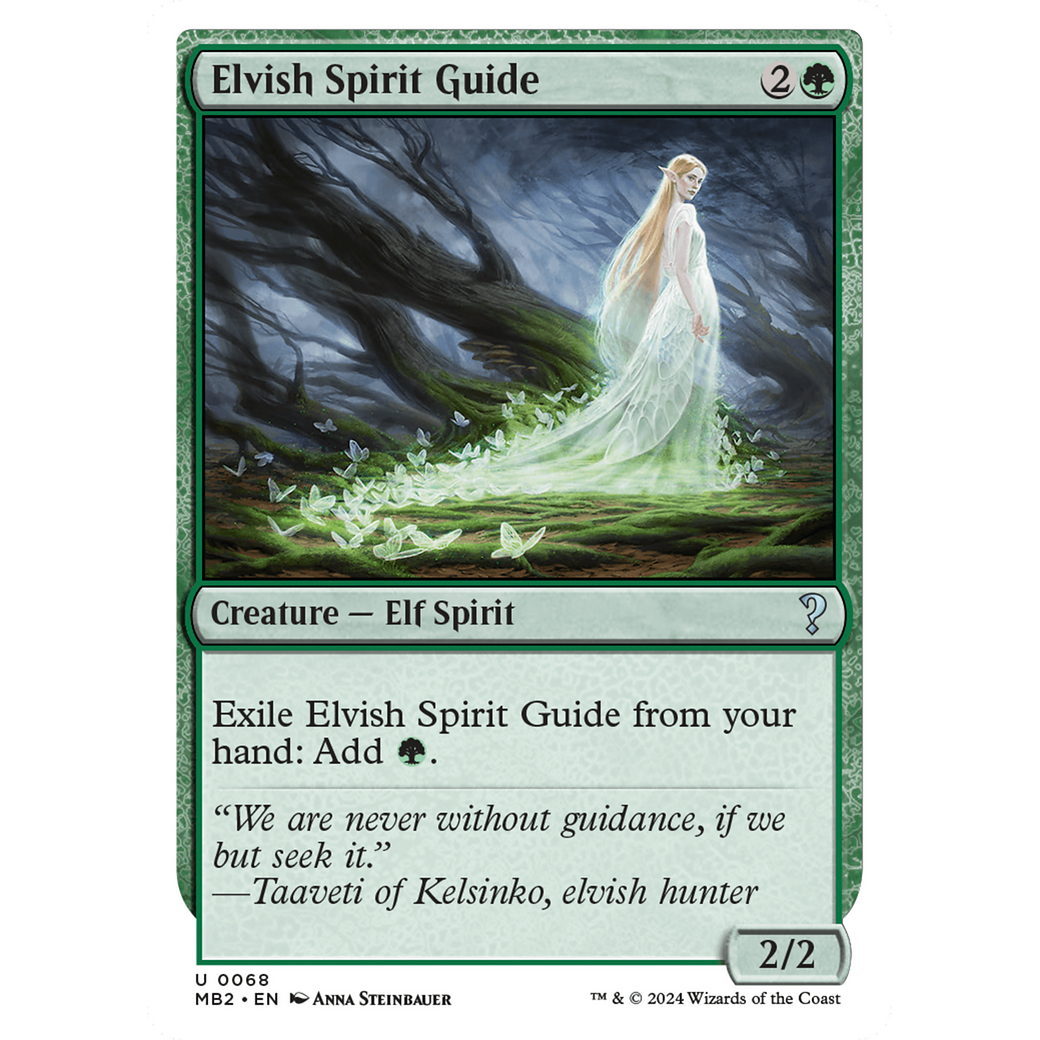 Elvish Spirit Guide (White Border) (MB2-068) - Mystery Booster 2