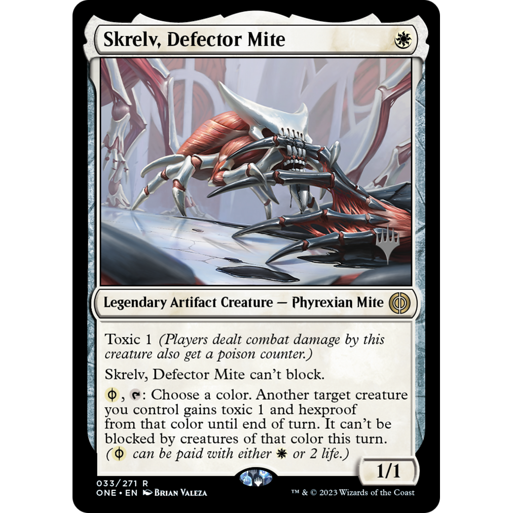 Skrelv, Defector Mite (PPONE-33P) - Phyrexia: All Will Be One Promos Foil