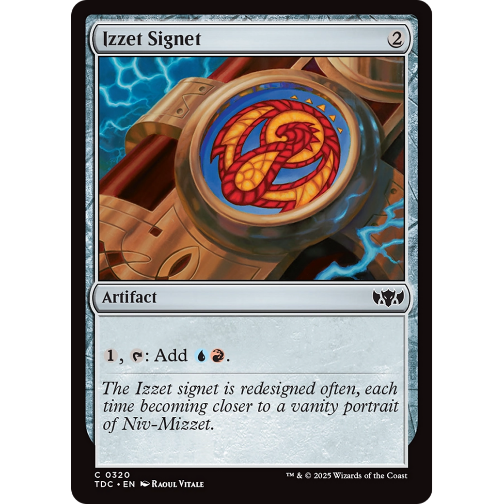 Izzet Signet (TDC-320) - Commander: Tarkir: Dragonstorm