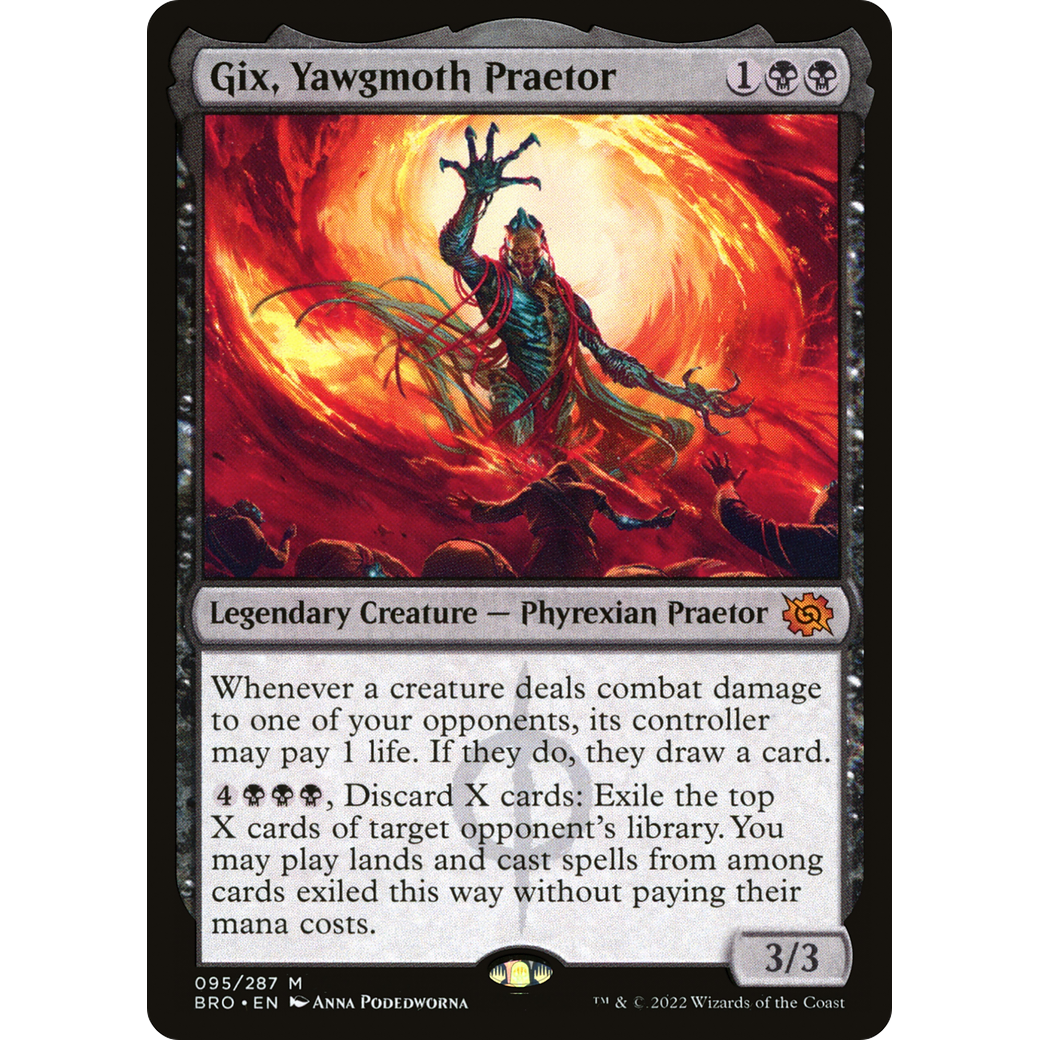 Gix, Yawgmoth Praetor (BRO-095) - The Brothers' War