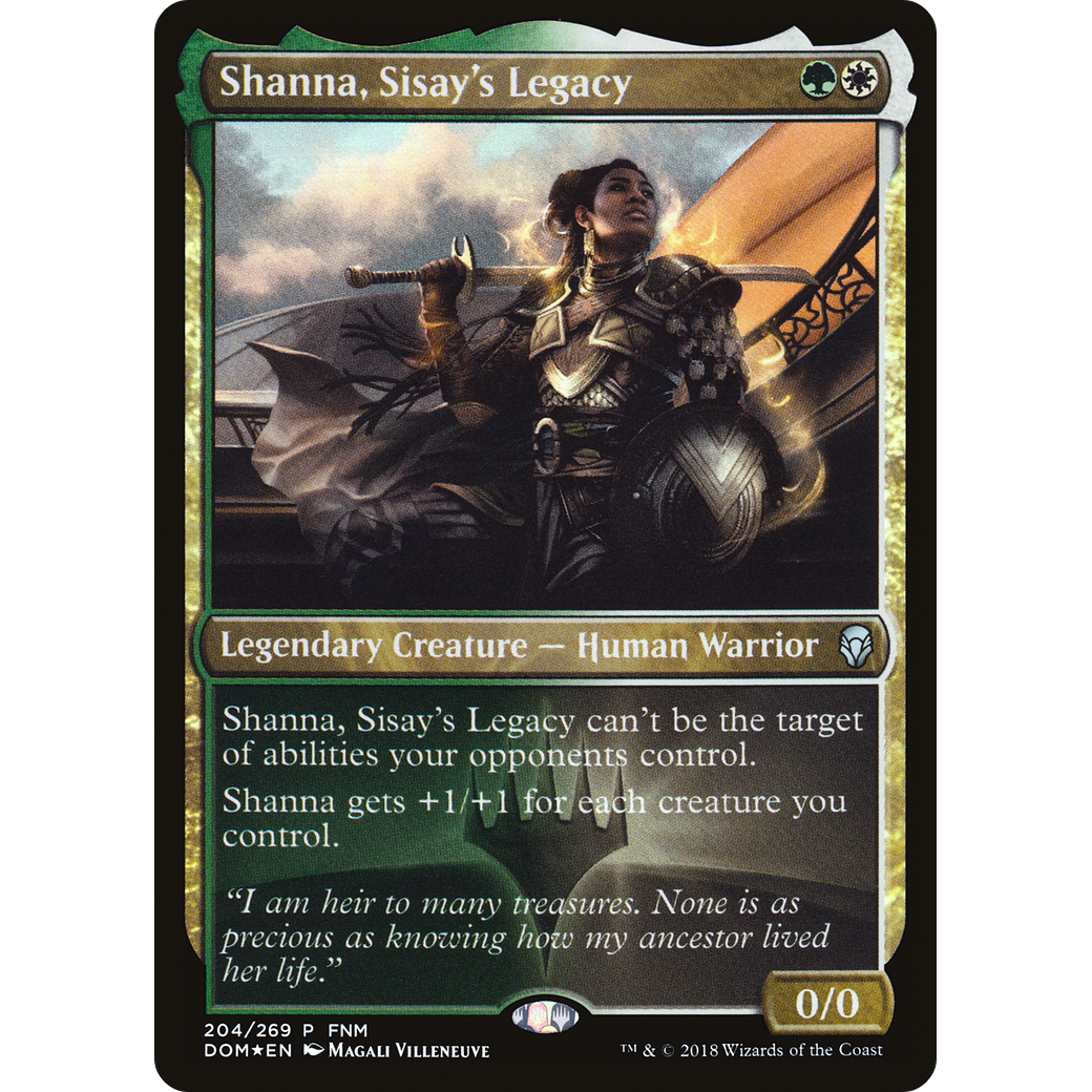 Shanna, Sisay's Legacy (FNM-204) - Dominaria Promos Foil