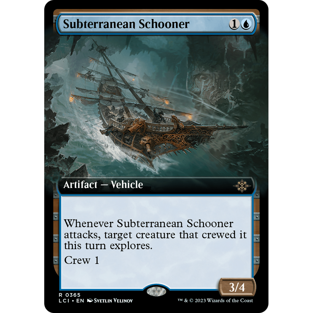 Subterranean Schooner (LCI-365) - The Lost Caverns of Ixalan: (Extended Art) Foil