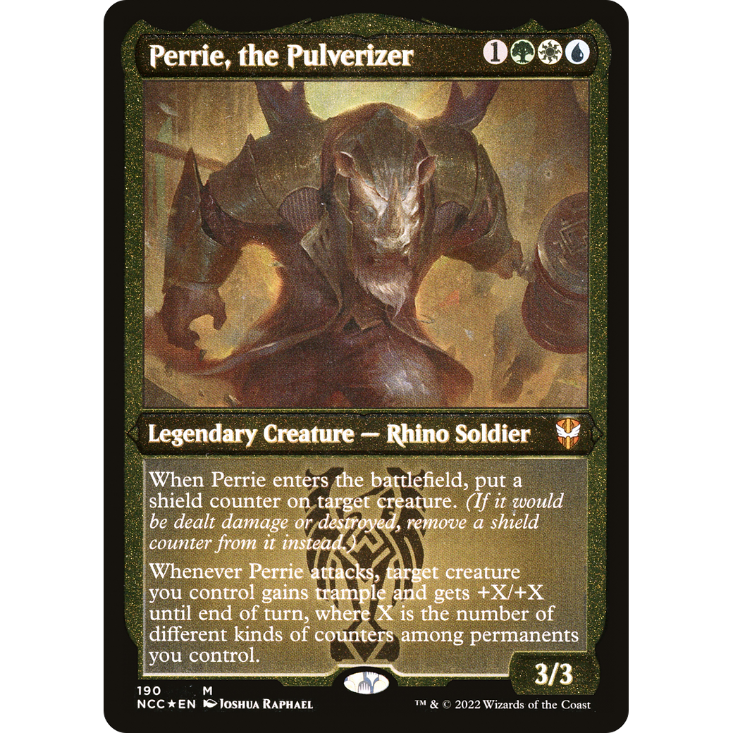 Perrie, the Pulverizer (NCC-190) - New Capenna Commander Etched Foil