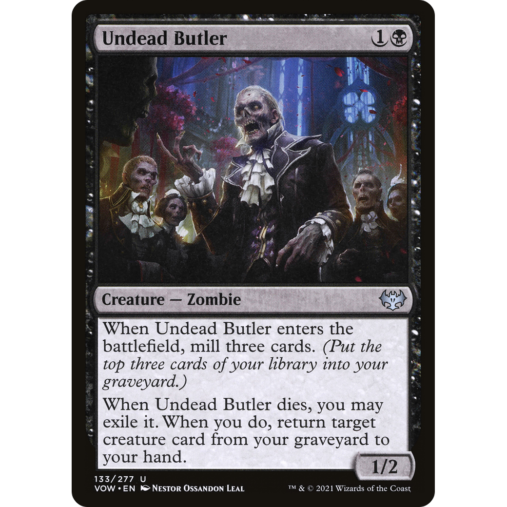 Undead Butler (VOW-133) - Innistrad: Crimson Vow Foil