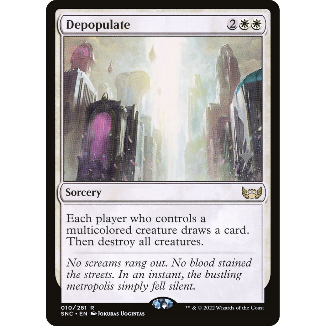 Depopulate (PPSNC-010) - Streets of New Capenna Promos Foil