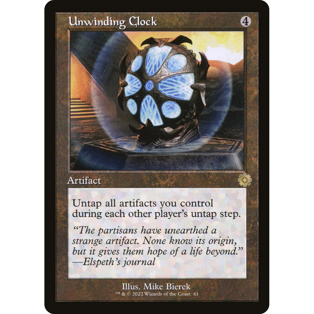 Unwinding Clock (BRR-061) - The Brothers' War Retro Artifacts