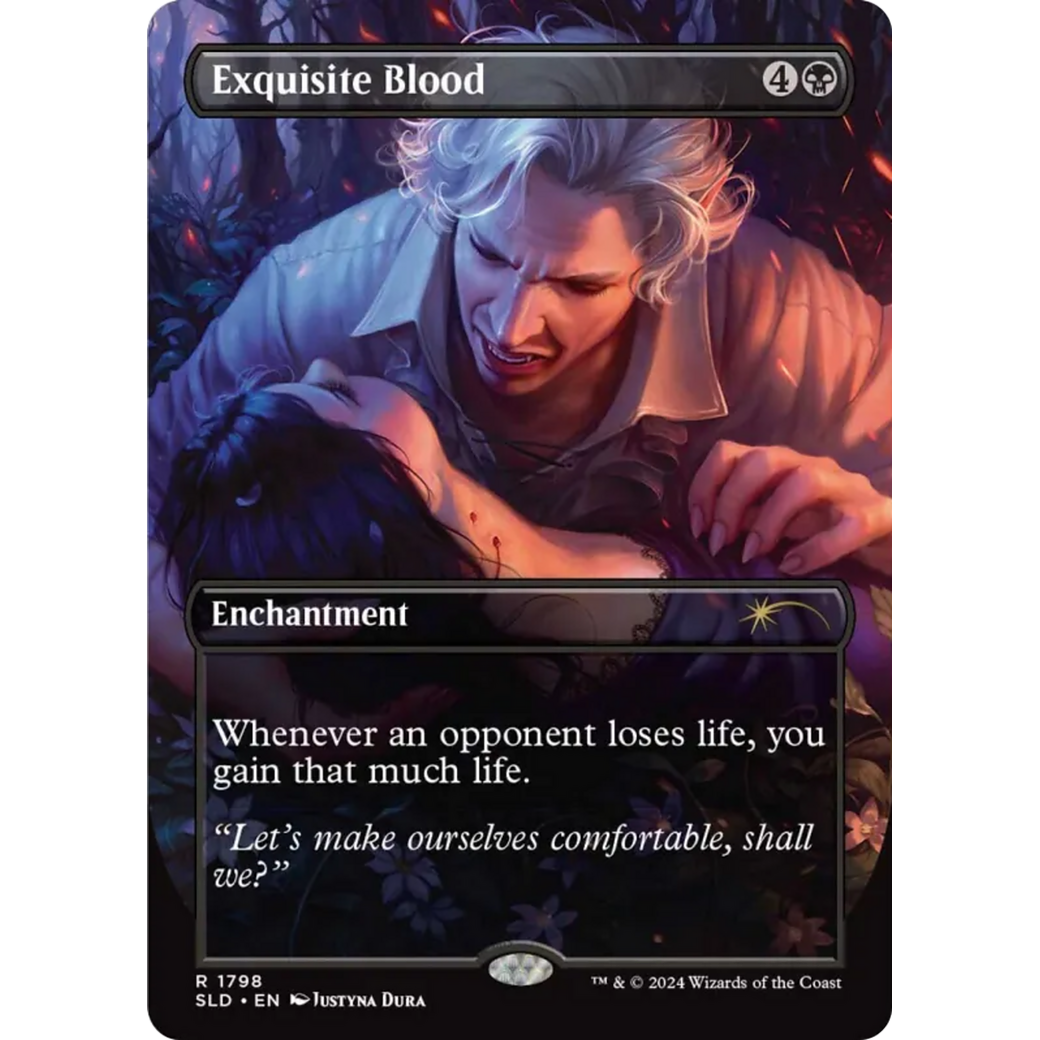Exquisite Blood (SLD-1798) - Secret Lair Drop (Borderless)