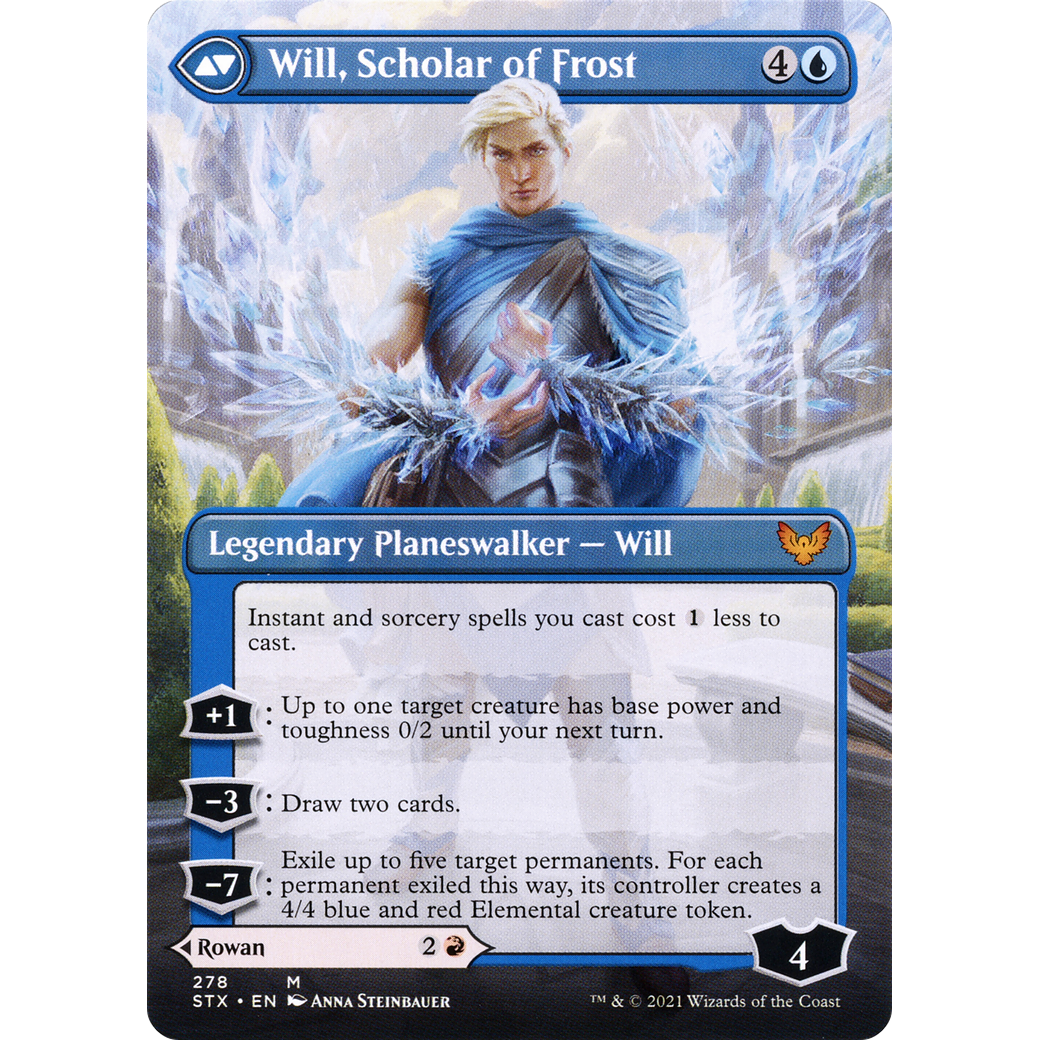 Rowan, Scholar of Sparks (Borderless) (STX-278) - Strixhaven: School of Mages (Borderless) Foil