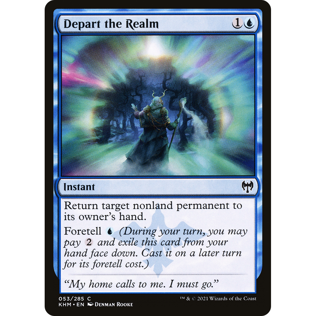 Depart the Realm (KHM-053) - Kaldheim Foil