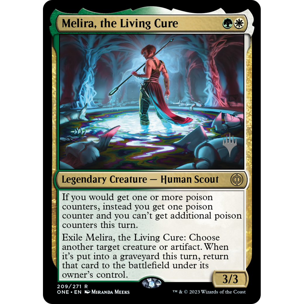 Melira, the Living Cure (PPONE-209P) - Phyrexia: All Will Be One Promos