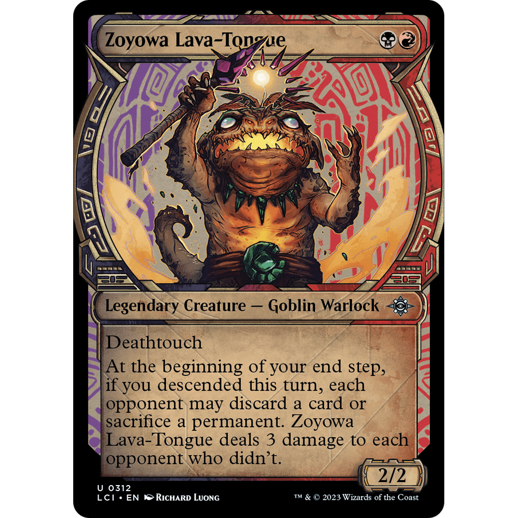 Zoyowa Lava-Tongue (LCI-312) - The Lost Caverns of Ixalan: (Showcase) Foil