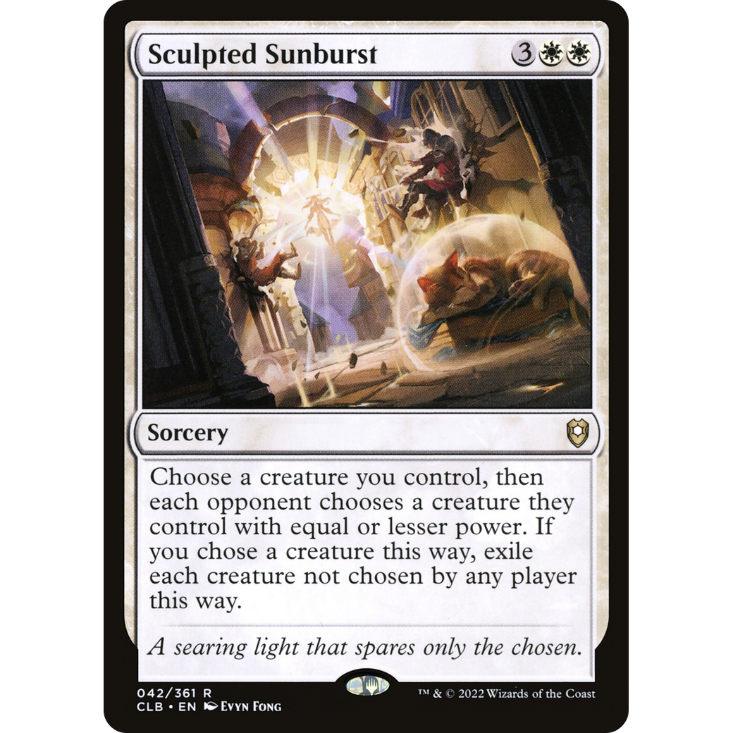 Sculpted Sunburst (CLB-042) - Commander Legends: Battle for Baldur's Gate