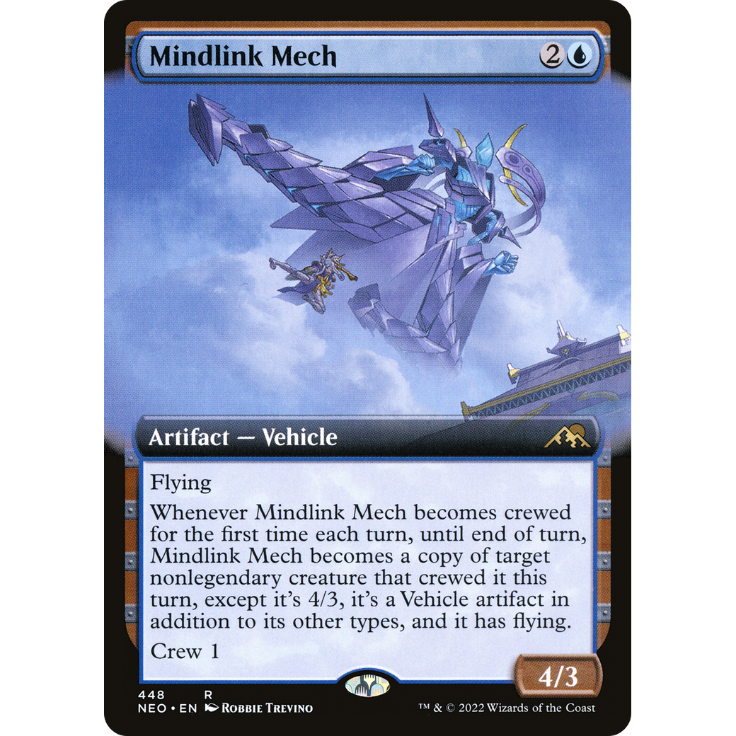 Mindlink Mech (NEO-448) - Kamigawa: Neon Dynasty: (Extended Art)