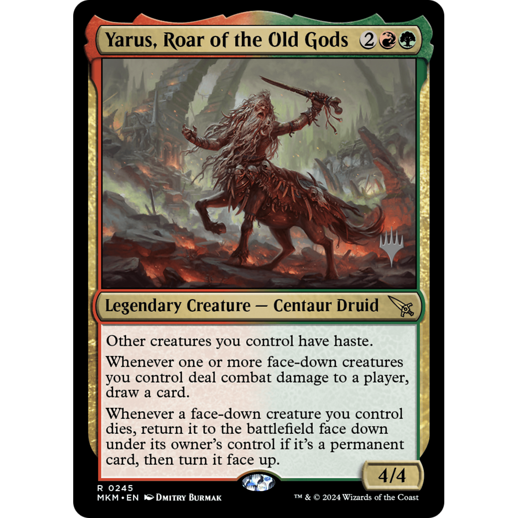 Yarus, Roar of the Old Gods (PPMKM-245P) - Murders at Karlov Manor Promos