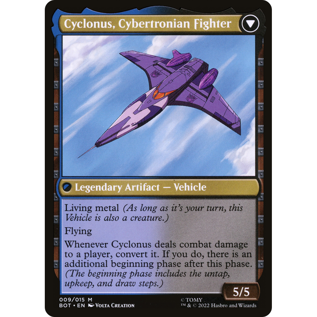 Cyclonus, the Saboteur (BOT-009) - Transformers: (convertdfc)