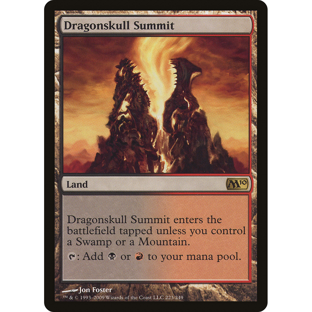 Dragonskull Summit (M10-223) - Magic 2010 Foil