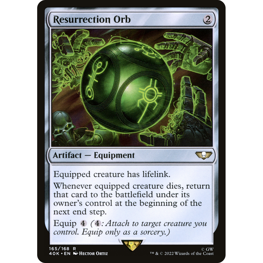 Resurrection Orb (40K-165) - Warhammer 40,000 Commander