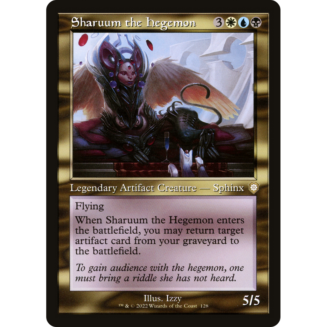 Sharuum the Hegemon (Retro Frame) (BRC-128) - The Brothers' War Commander