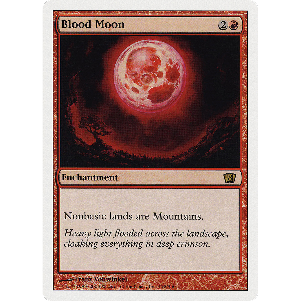 Blood Moon (8ED-178) - 8th Edition Foil