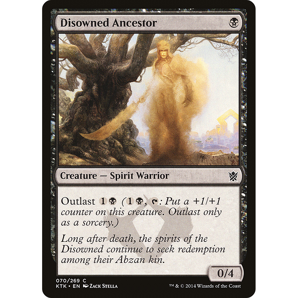 Disowned Ancestor (KTK-070) - Khans of Tarkir
