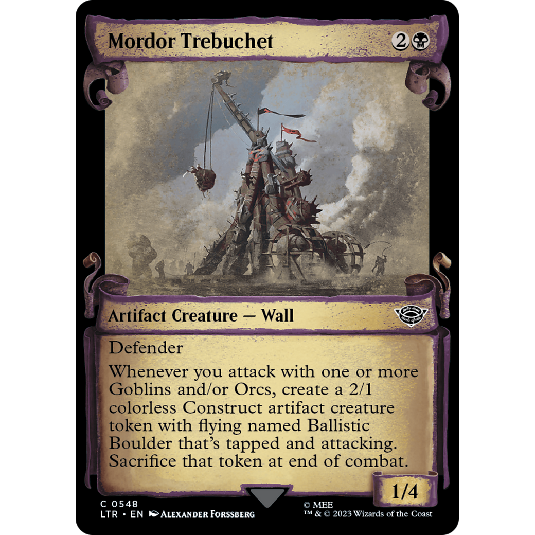 Mordor Trebuchet (LTR-548) - The Lord of the Rings: Tales of Middle-earth: (Showcase)