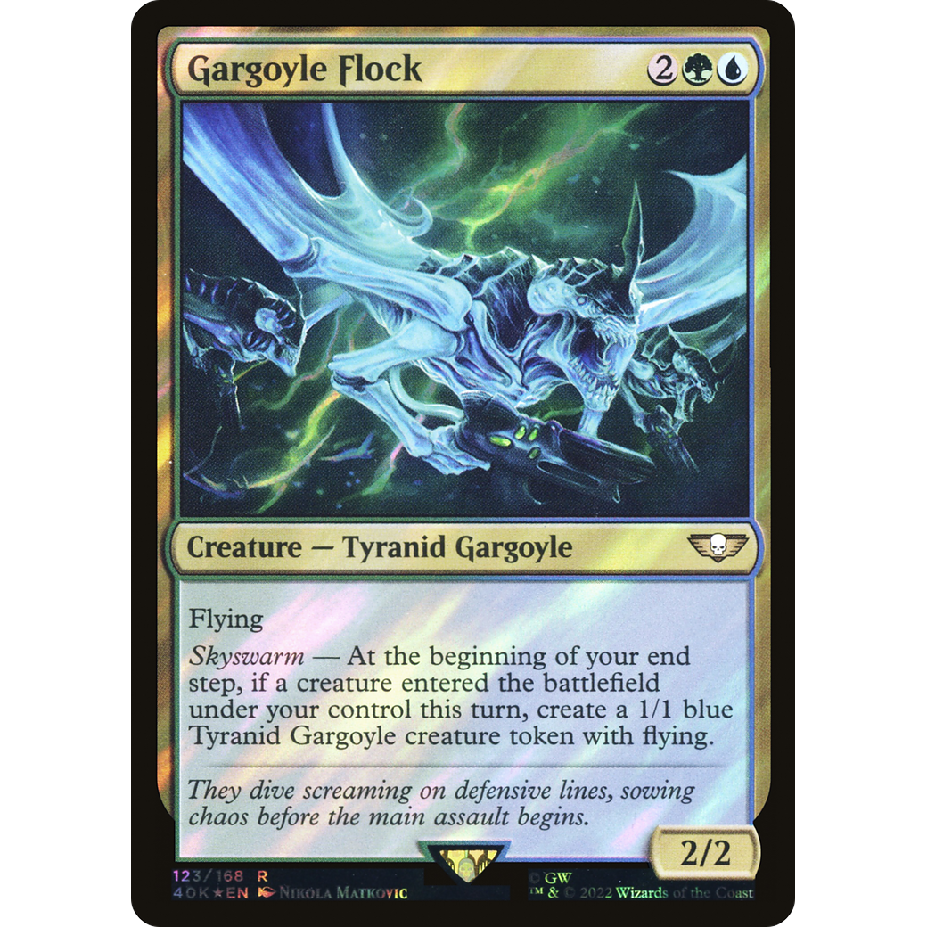 Gargoyle Flock (40K-123) - Warhammer 40,000 Commander Foil