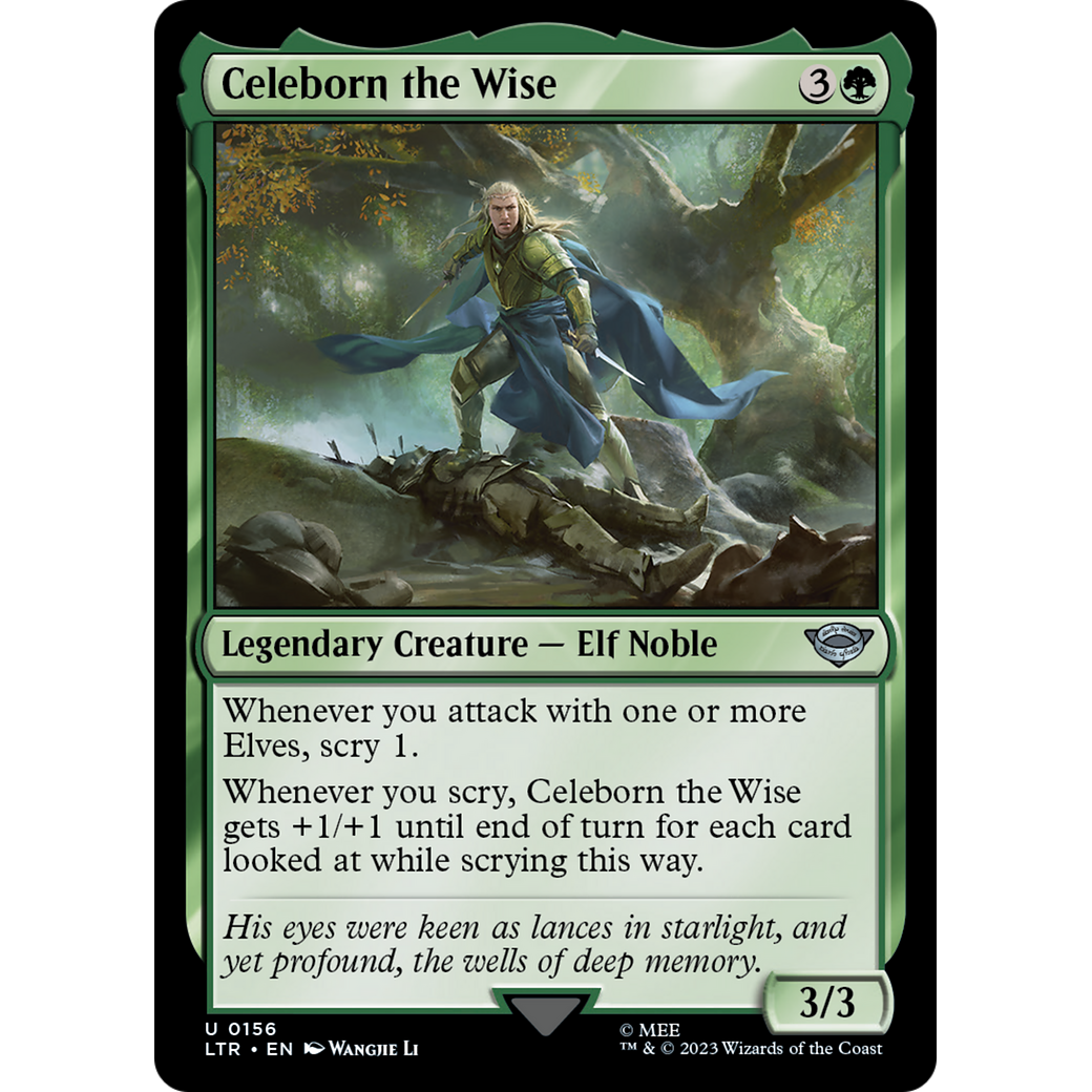 Celeborn the Wise (LTR-156) - The Lord of the Rings: Tales of Middle-earth Foil