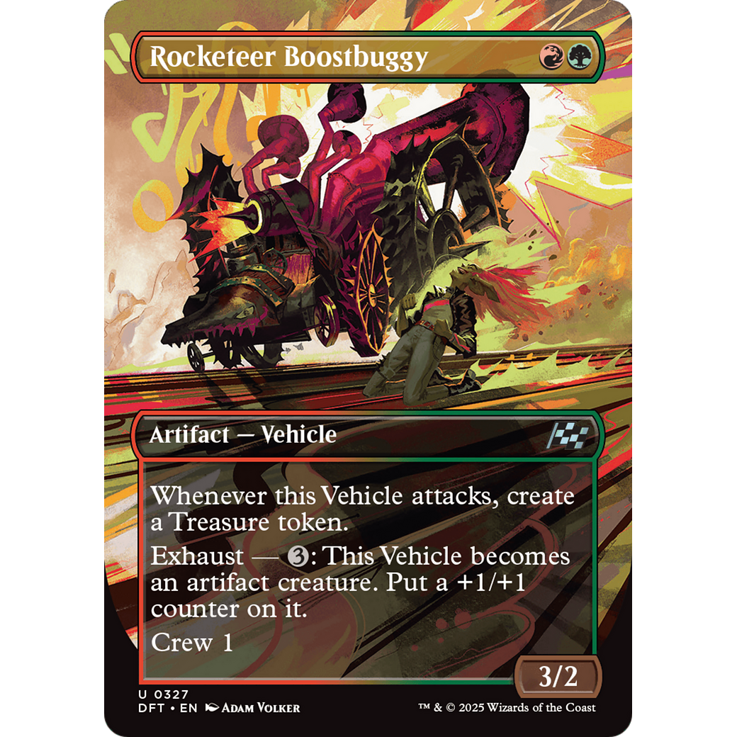 Rocketeer Boostbuggy (DFT-327) - Aetherdrift (Borderless) Foil