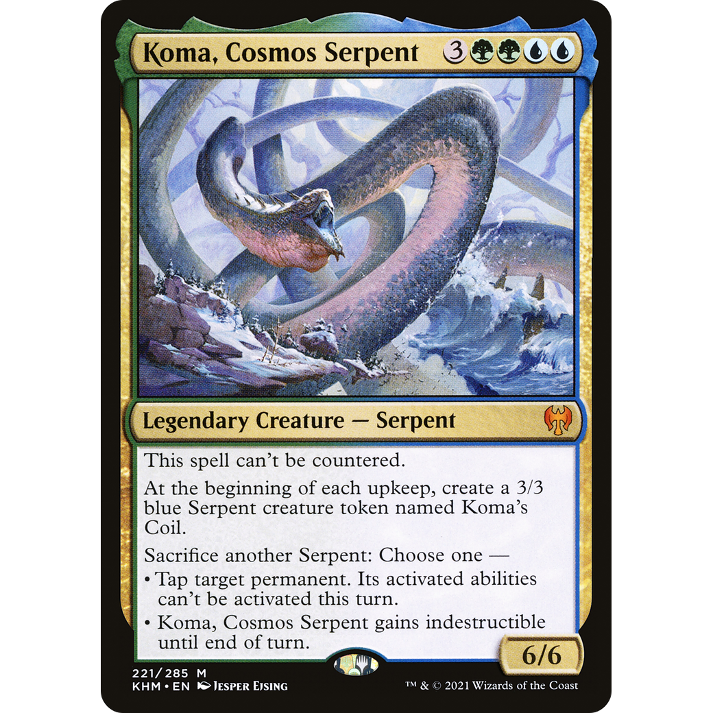 Koma, Cosmos Serpent (KHM-221) - Kaldheim