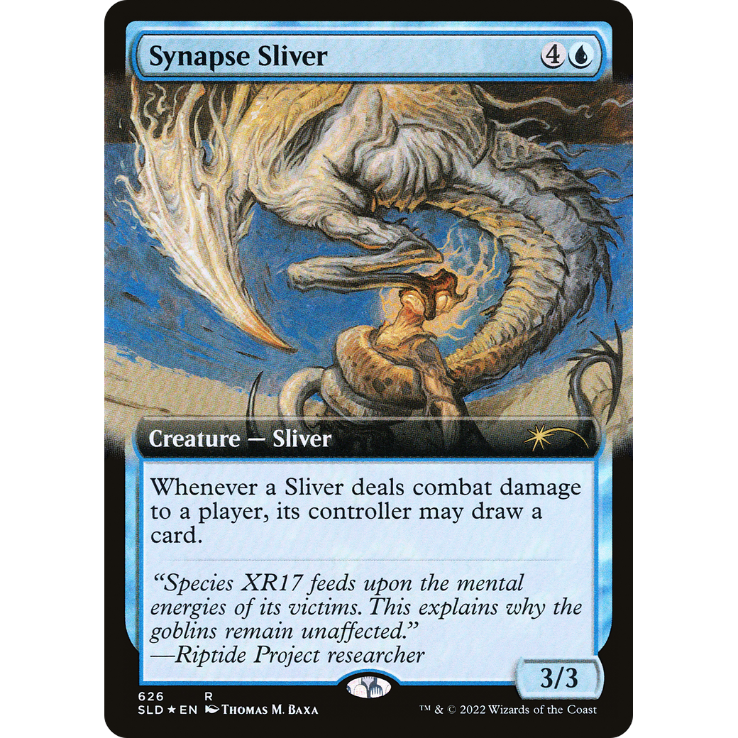 Synapse Sliver (Extended Art) (SLD-626) - Secret Lair Drop: (Extended Art) Foil