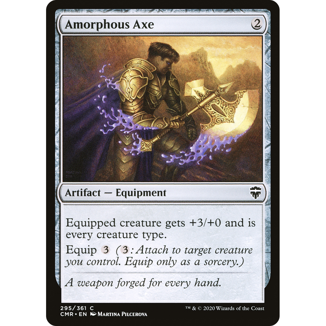 Amorphous Axe (CMR-295) - Commander Legends Foil