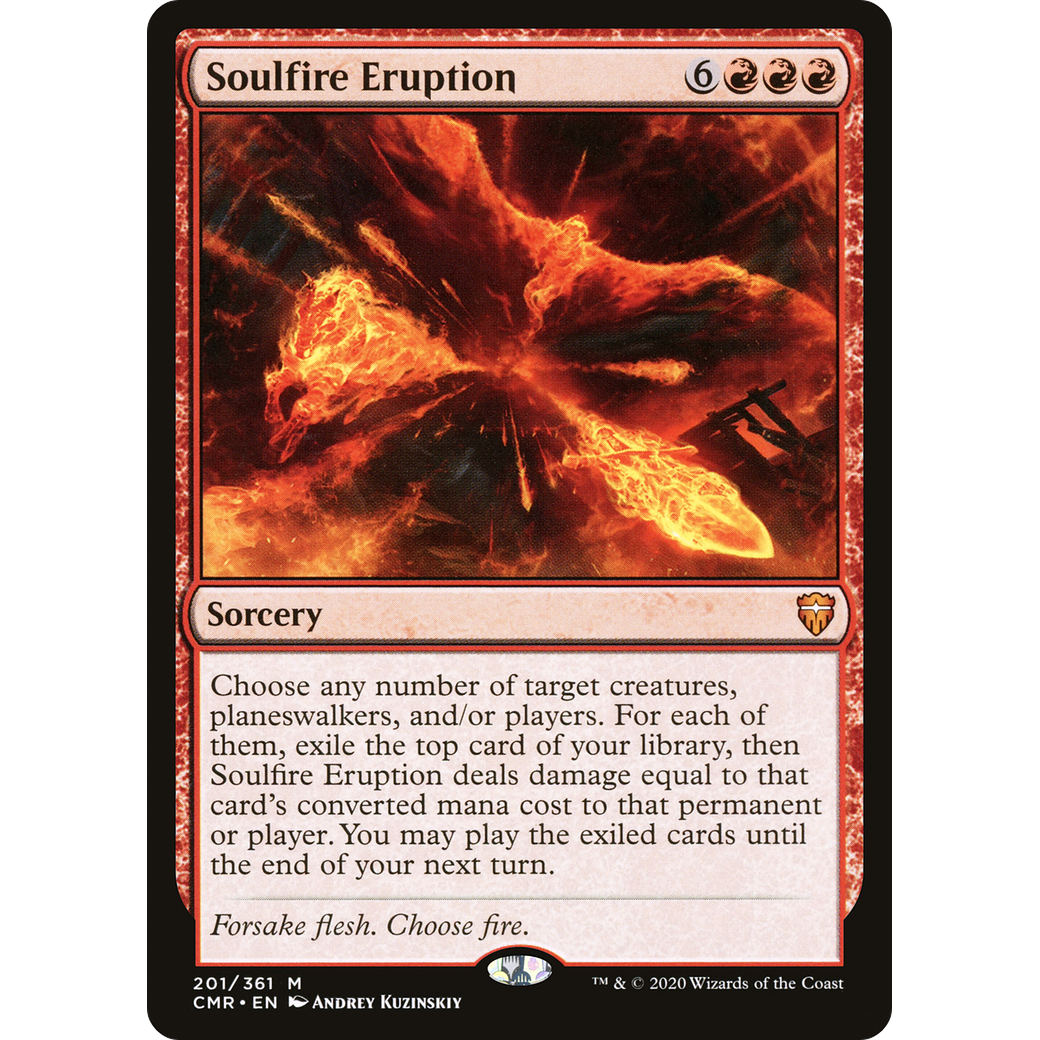 Soulfire Eruption (CMR-201) - Commander Legends Foil