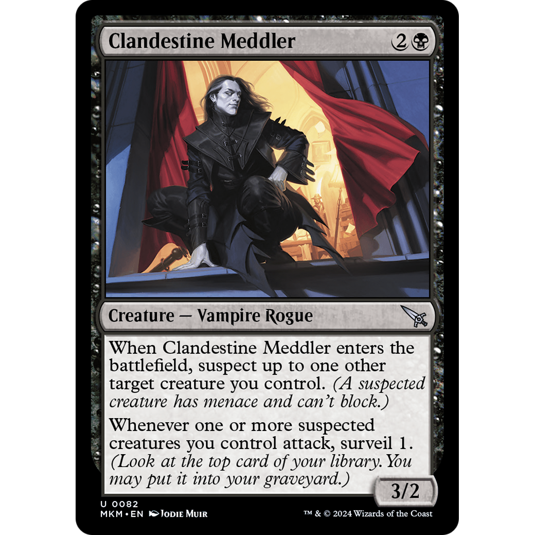 Clandestine Meddler (MKM-082) - Murders at Karlov Manor Foil