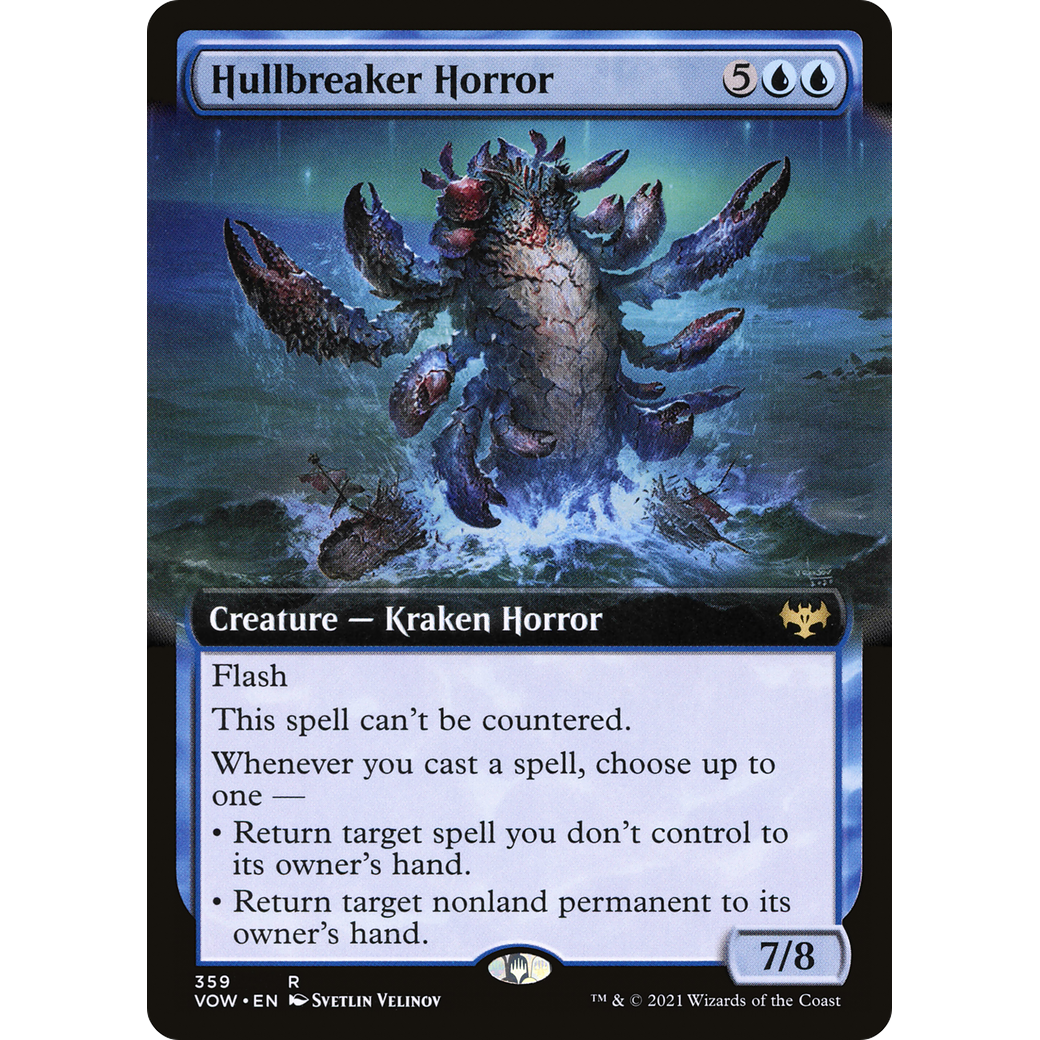Hullbreaker Horror (Extended Art) (VOW-359) - Innistrad: Crimson Vow: (Extended Art) Foil