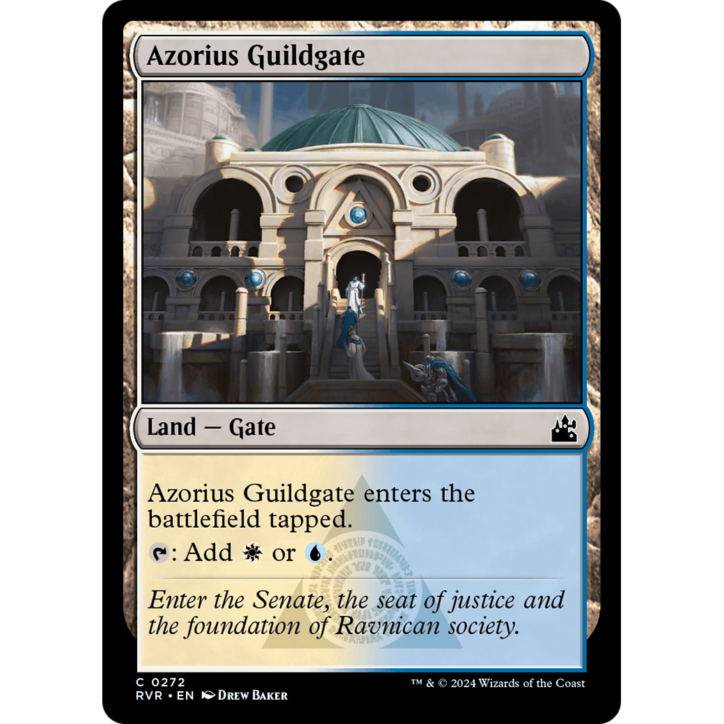 Azorius Guildgate (RVR-272) - Ravnica Remastered Foil