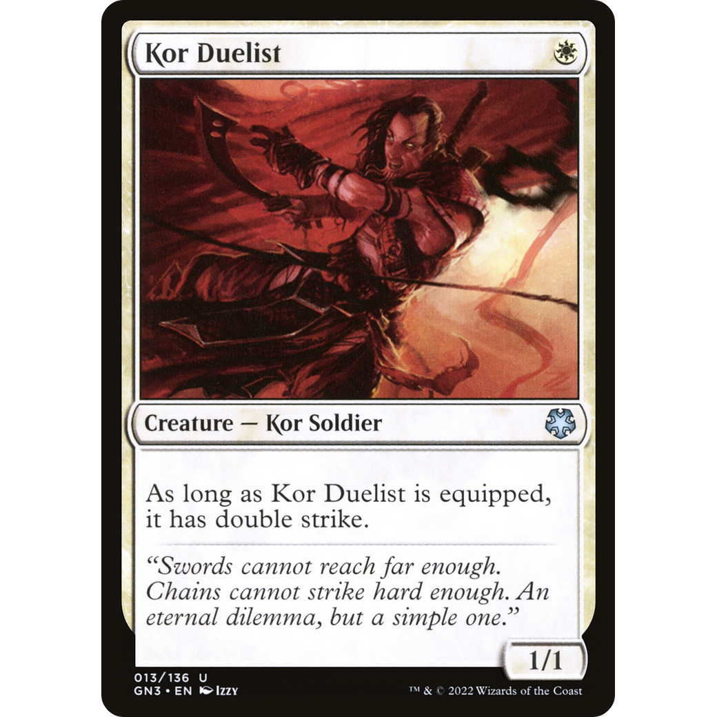 Kor Duelist (GN3-013) - Game Night: Free-for-All