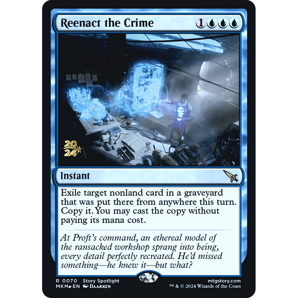 Reenact the Crime (PRE-70S) - Murders at Karlov Manor Promos Foil
