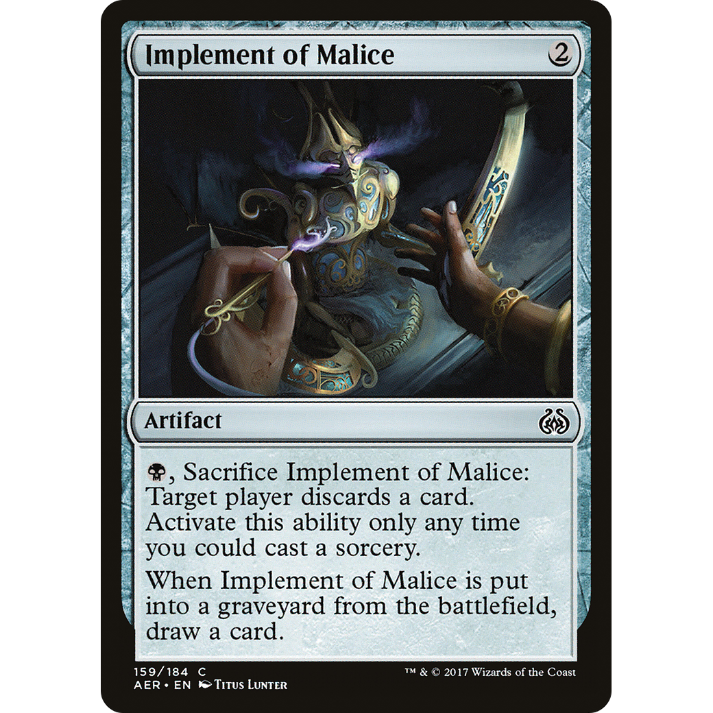 Implement of Malice (AER-159) - Aether Revolt